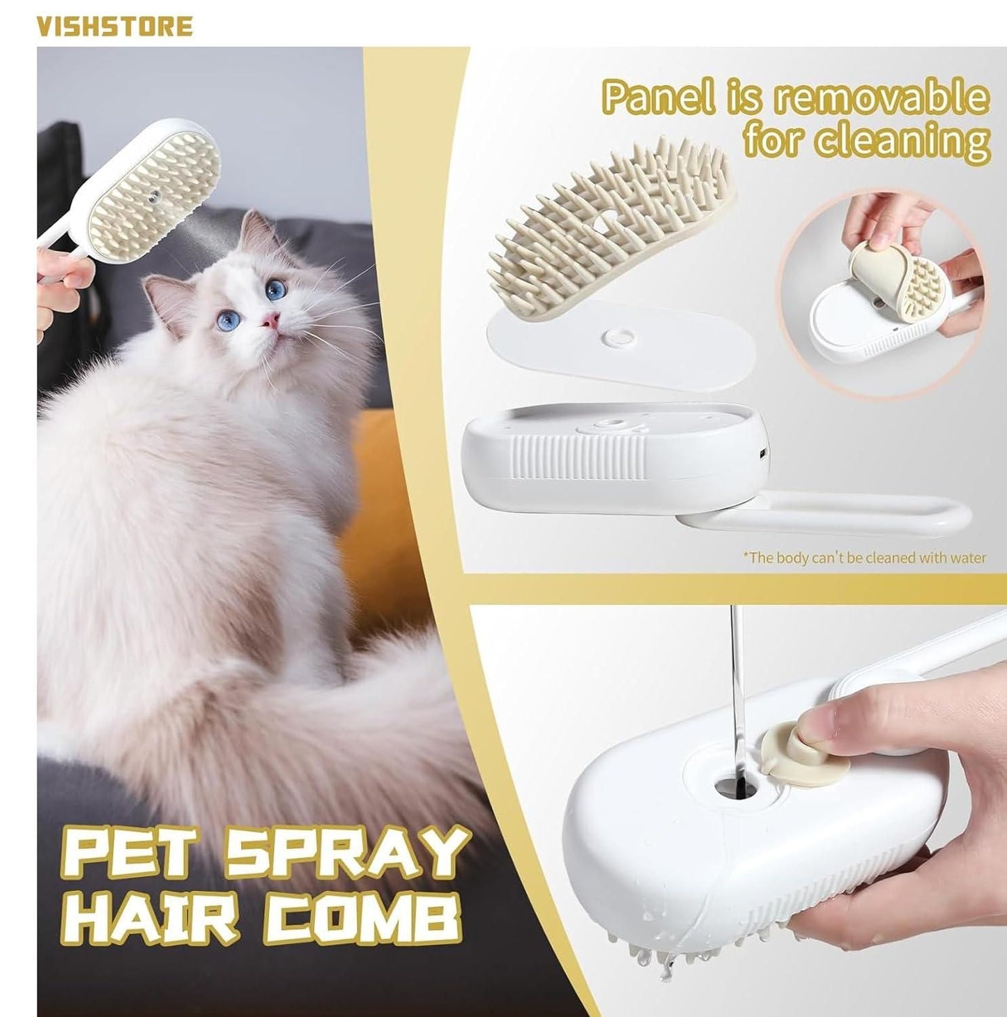 3 in 1 Pet Hair Removal Comb